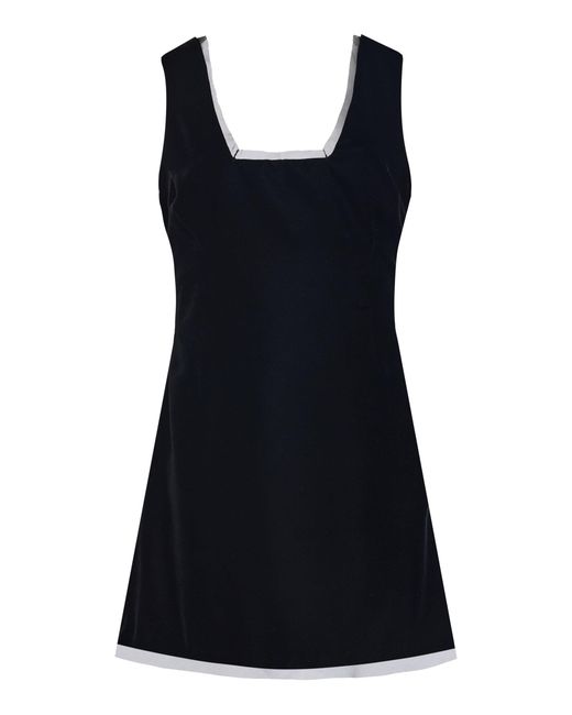 Kallmeyer Black Elaiza Velvet Mini Dress