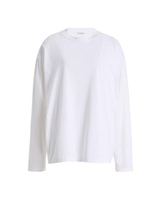 Kallmeyer White Poppy Long Sleeve Cotton Top