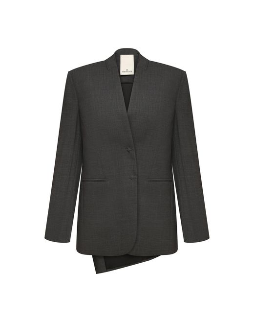 DI STAVNITSER Gray Brera Wool Jacket