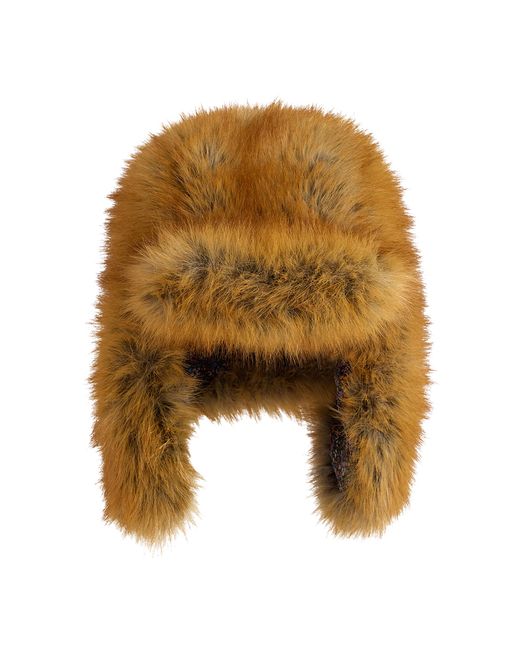 Rabanne Yellow Fox-Effect Chapka