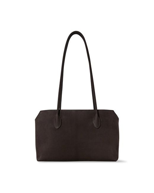 The Row Black Terrasse Nubuck Bag