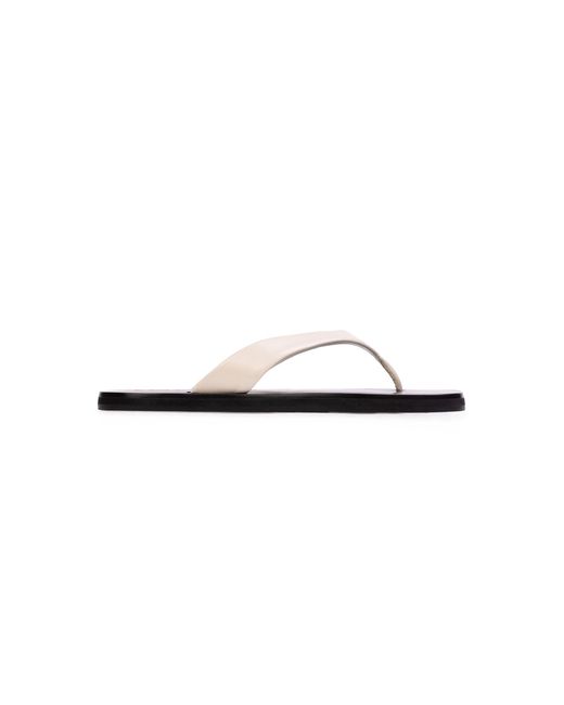 Black Suede Studio White Bae Suede Sandals