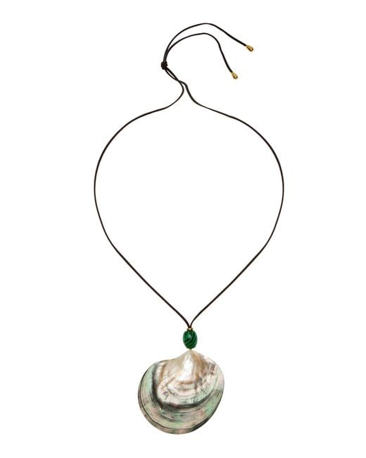 Eliou Metallic Do Mar Wrap Necklace
