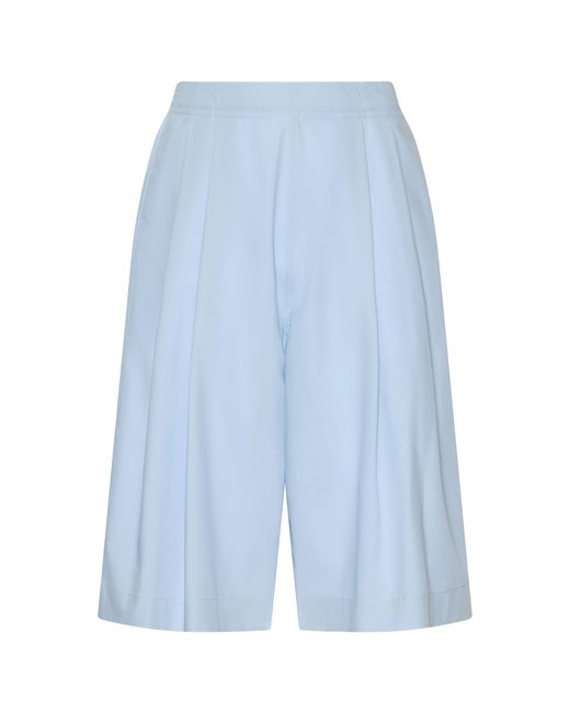 OSSOU Blue Rumi Bermuda Cotton Shorts