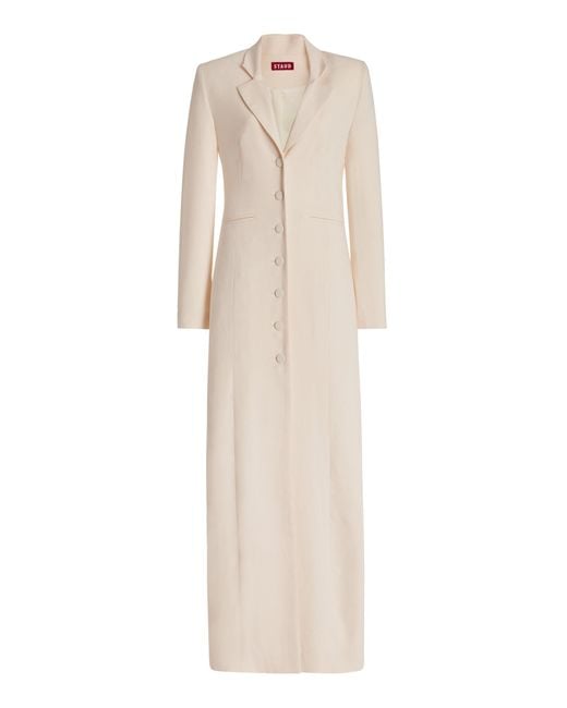 Staud Natural Onassis Long Coat