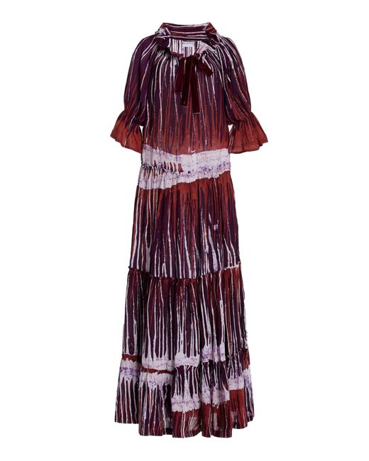Busayo Purple Aremu Printed Maxi Dress