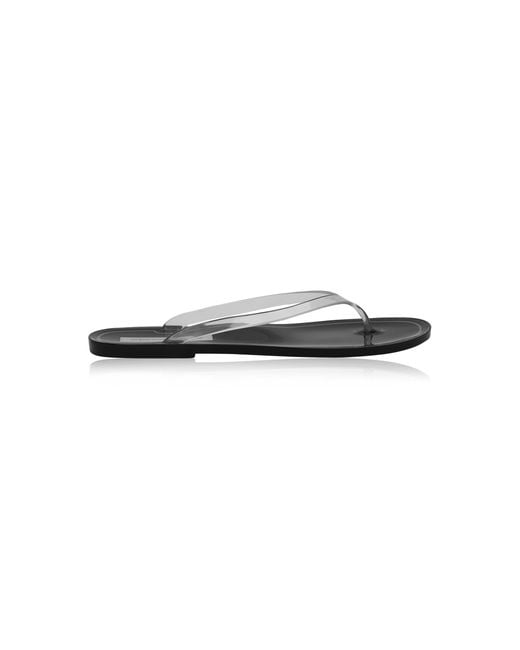 Christopher Esber Black Jo Pvc Flip Flop Sandals
