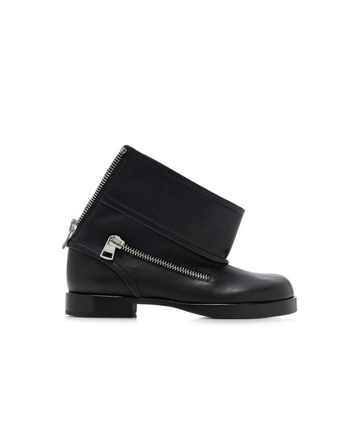 J.W. Anderson Black Leather Biker Boots