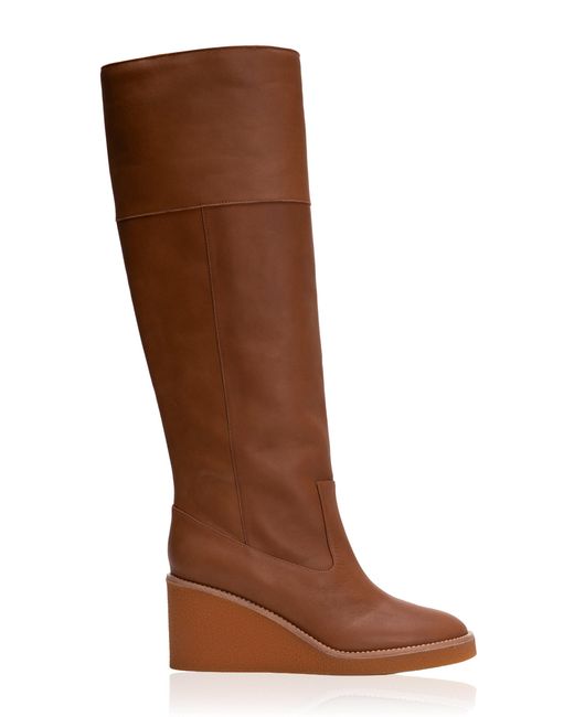 Odissi Brown Alma Shearling Boots