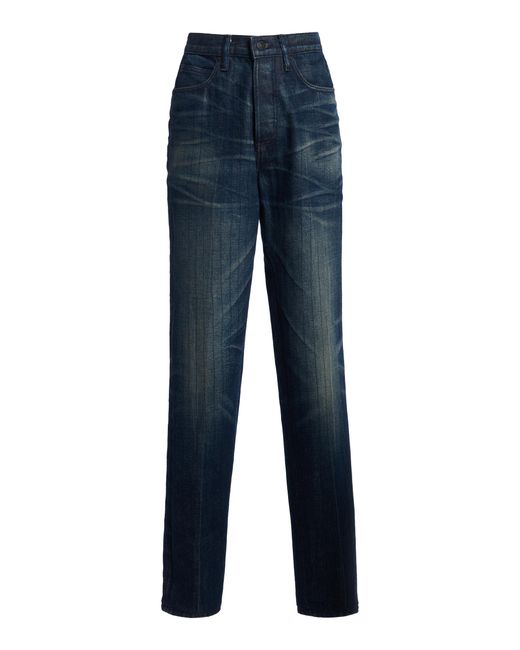 Tom Ford Blue Dalton Straight-Leg Jeans