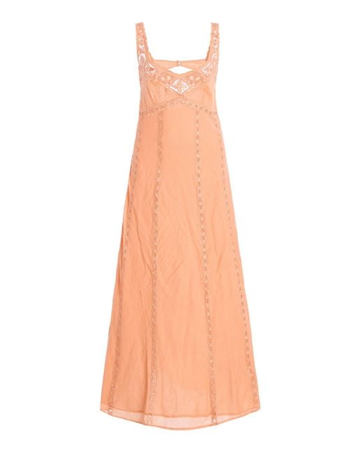 All That Remains Orange Sophie Cotton Dress