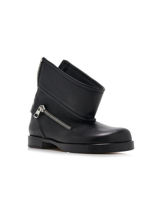 J.W. Anderson Black Leather Biker Boots