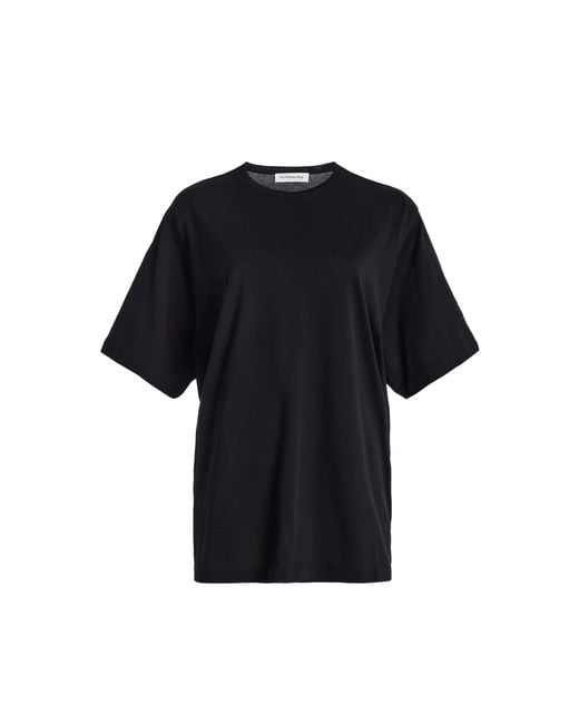 Frankie Shop Blue Harper Cotton T-Shirt