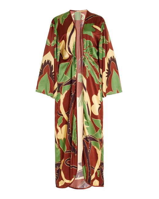 Johanna Ortiz Multicolor Exclusive Evening Rituals Silk Kimono