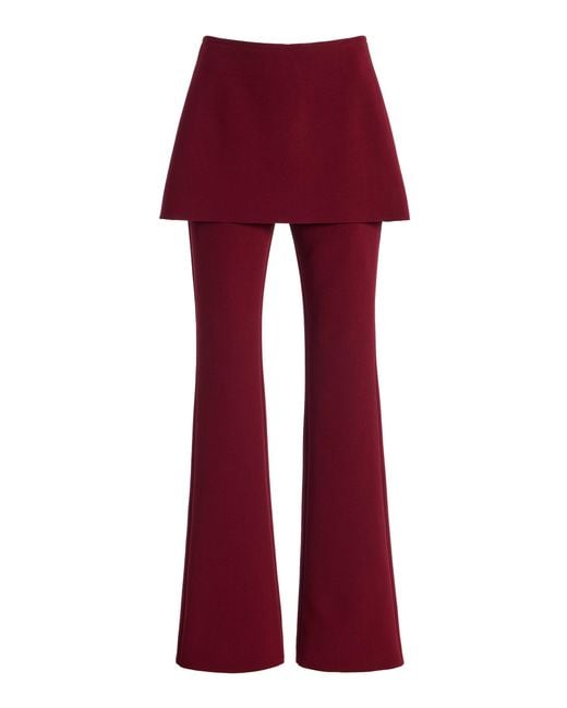 Birrot Red Lay2 Skirt Trousers