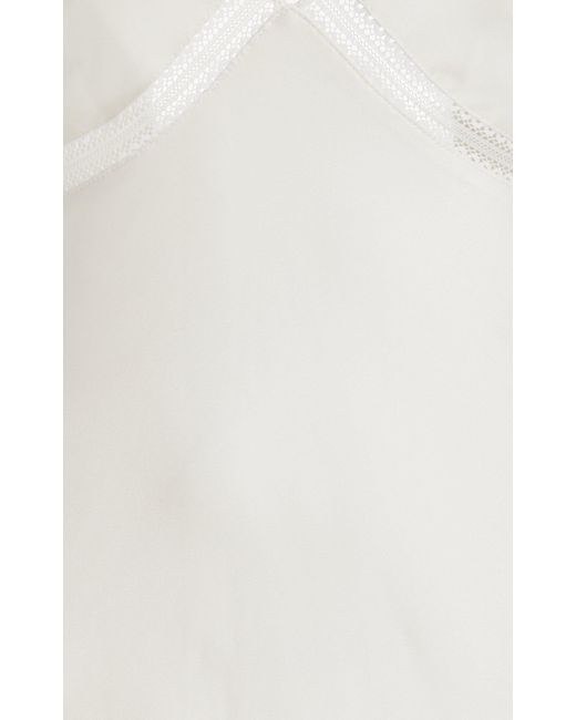 FAVORITE DAUGHTER White The Blackberry Embroidered Maxi Slip Dress