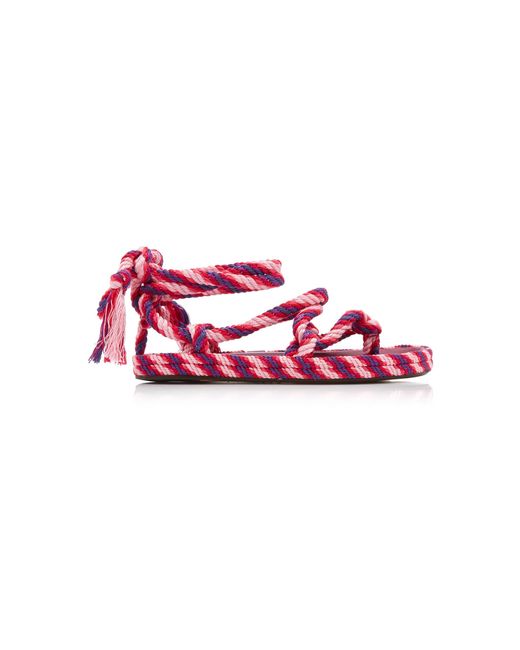 Isabel Marant Pink Erol Rope Sandals