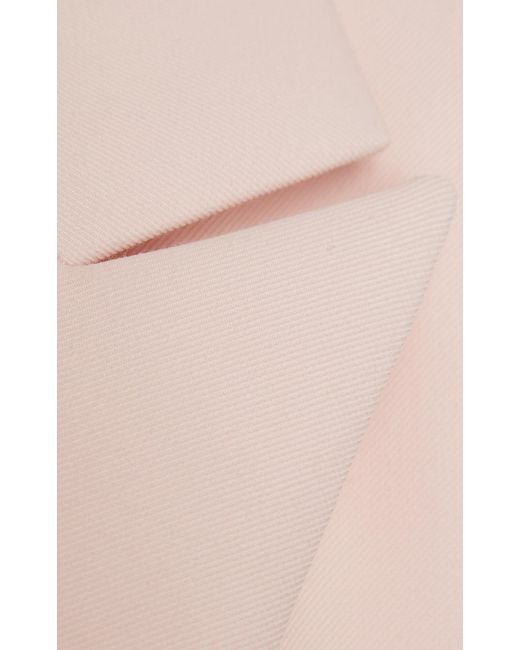 Jil Sander Pink Scrunched Sleeve Wool Coat