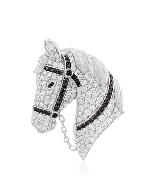 Ashna Mehta Metallic Horse Customized Bag Bijoux