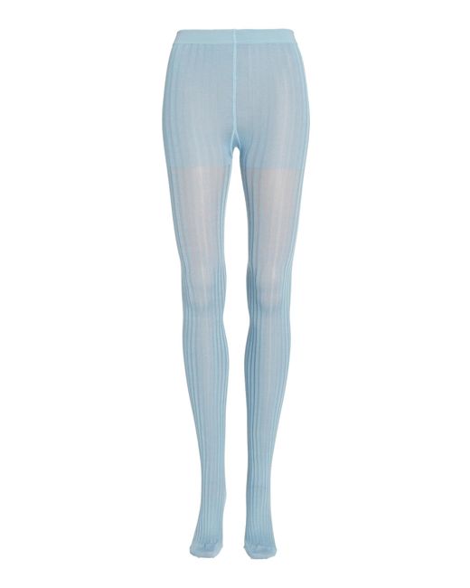 パンツ [PRADA] RIBBED KNIT LEGGINGS ブラック テックレックRe-Nylonピケ レギンス | PRADA