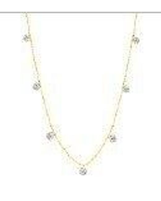 Graziela Metallic Small Floating Diamond Necklace