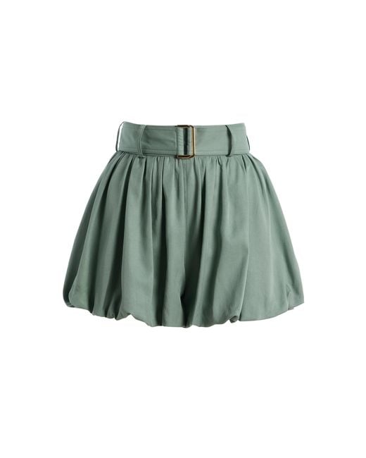 Matthew Bruch Green Bubble Shorts