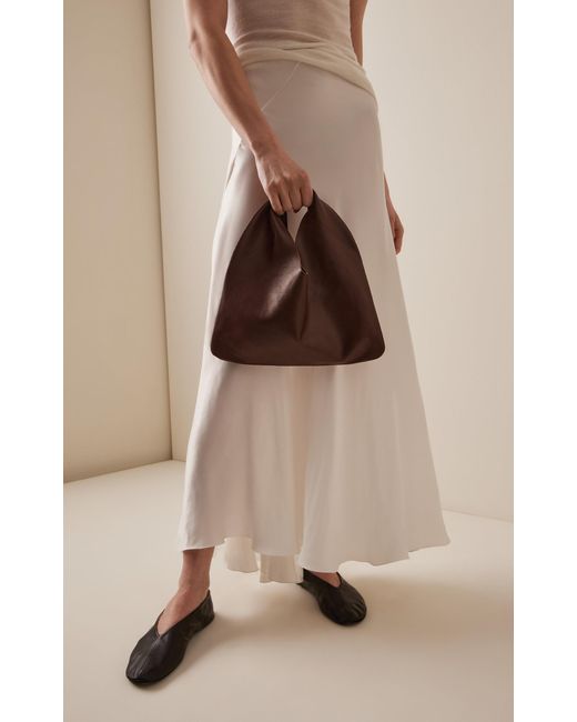 The Row Brown Small Bindle Leather Bag