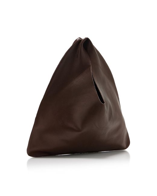 The Row Brown Small Bindle Leather Bag