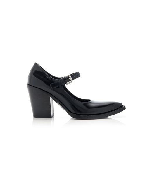 Prada Black Leather Pumps