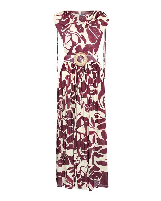 Lena Hoschek White Farah Maxi Dress