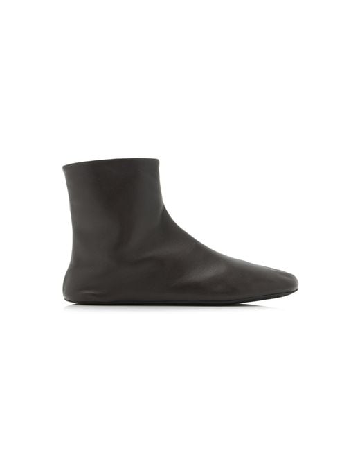 The Row Black Stella Shearling Booties