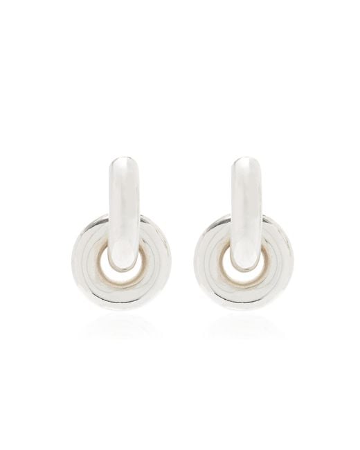 LIE STUDIO Metallic The Esther Silver-plated Earrings