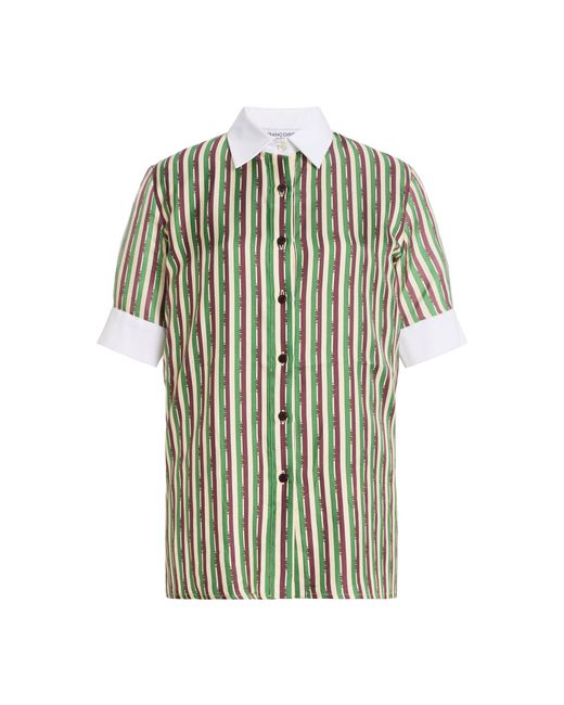 Franchise Green Brooklyn Silk Shirt