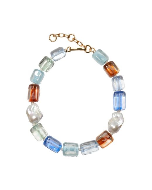 Lizzie Fortunato White Delphine Collar