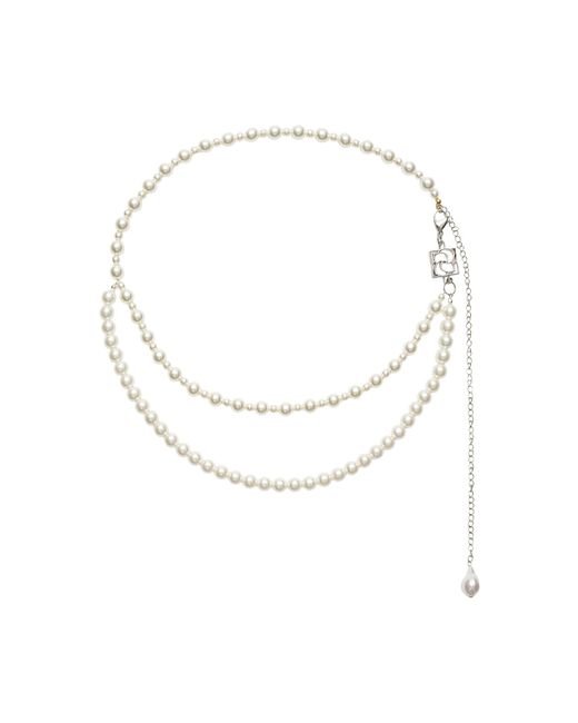 Magda Butrym White Pearl Belt