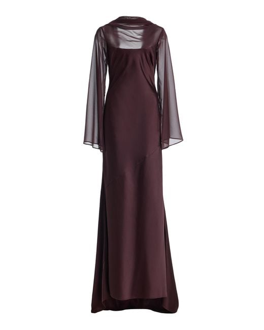 Significant Other Purple Exclusive Devlyn Satin Gown