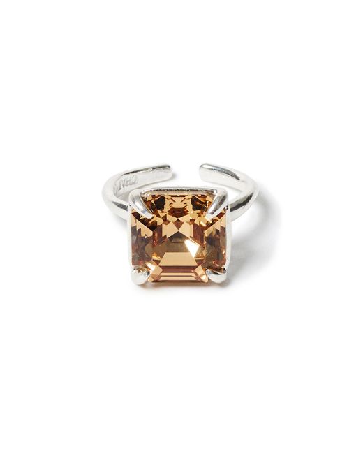 Chan Luu White Caprice Sterling Crystal Toe Ring