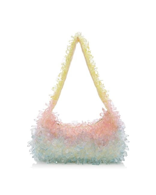 Clio Peppiatt Multicolor Crystal Bag