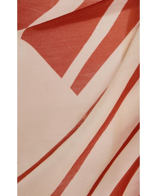 Sir Pink Exclusive Riviera Silk-Wool Mini Sarong