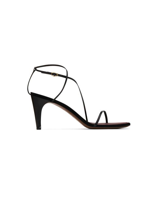 Neous Black Chamu Leather Sandals