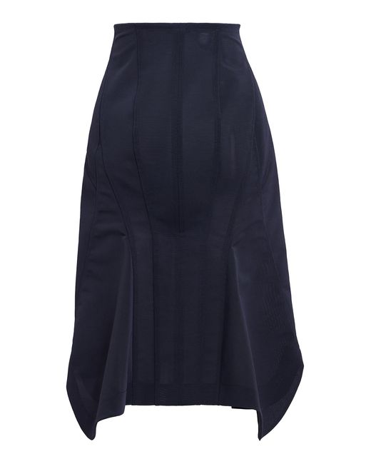 Alaïa Blue Sheer Midi Skirt