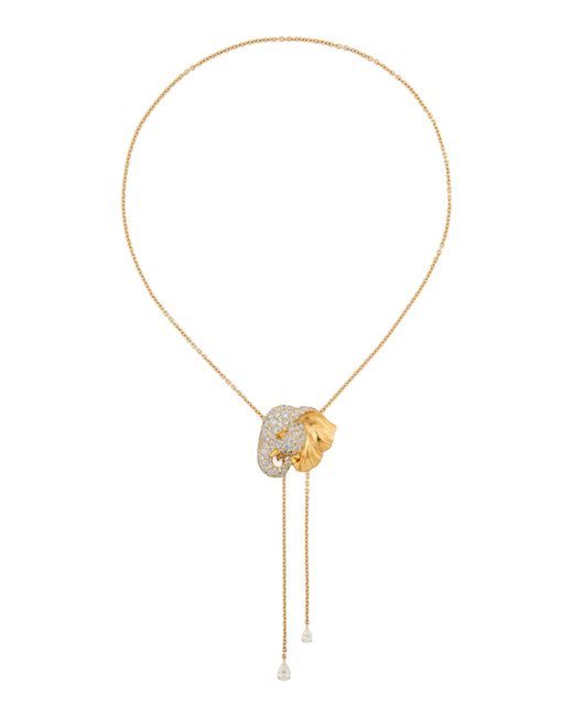 Mazarin Metallic 18K Recycled Elephant "Négligé" Necklace