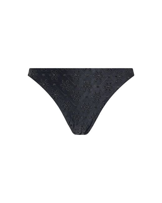 Juillet Black Exclusive Edie Broderie Anglaise Bikini Bottom