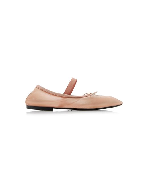 Proenza Schouler Pink Glove Mesh Mary Jane Ballet Flats
