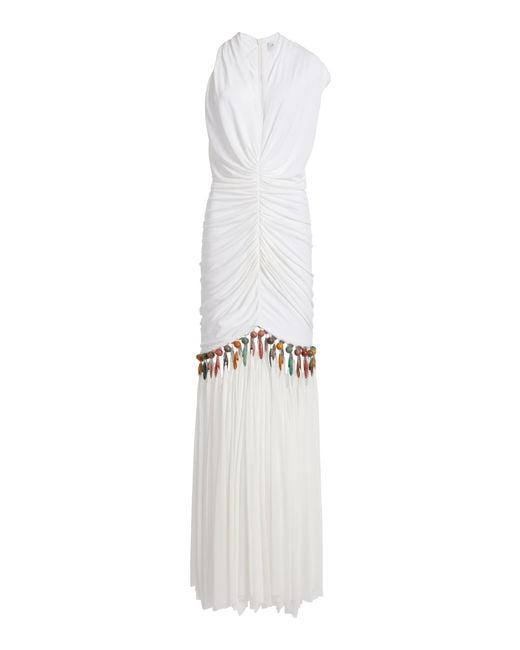 Christopher Esber White Tropique Droplet Gown