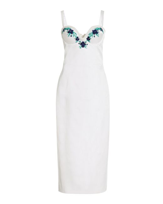 Miss Sohee White Exclusive Iris Cupped Hourglass Dress