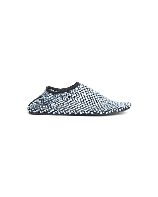Christopher Esber Blue Minette Bezeled Mesh Flats