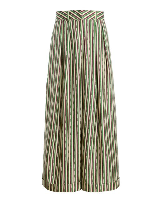 Franchise Green Mila Silk Pants