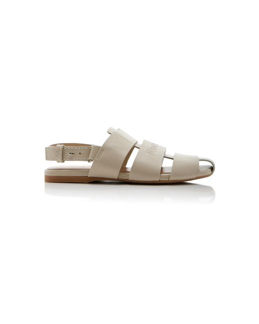 J.W. Anderson Natural Leather Fisherman Sandals for men