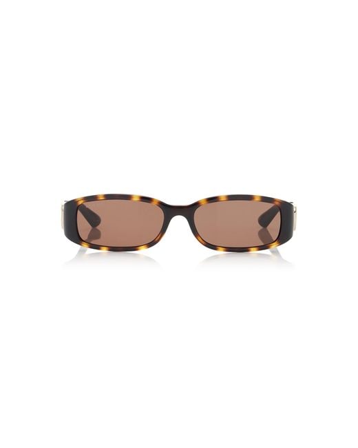 Gucci Brown Hailey Square-frame Acetate Sunglasses